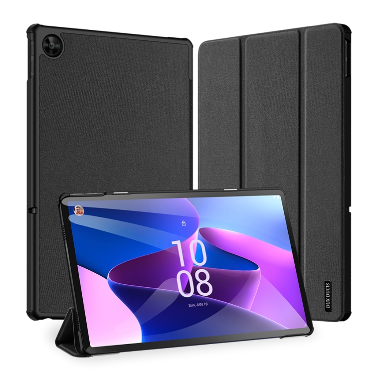 DUX DOMO Flip tok Lenovo Tab M10 Plus 3. generációs fekete akciós termékkép 1