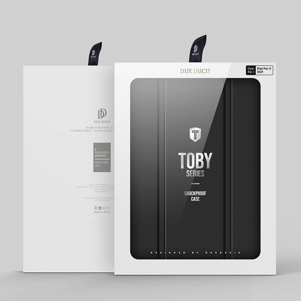 DUX TOBY Flip tok Apple iPad Pro 11 (2022 / 2021 / 2020 / 2018) fekete termék 2. képe