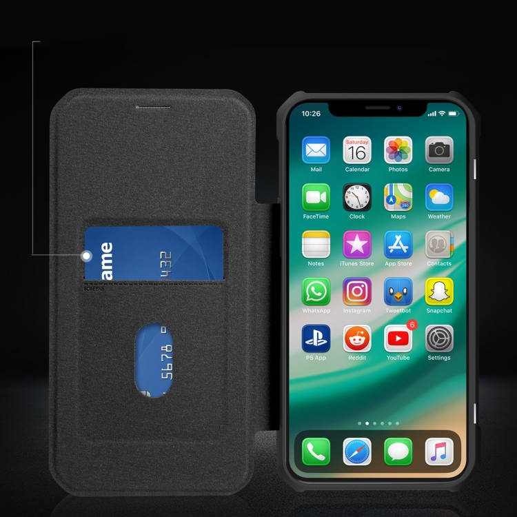 FLIP CASE Flip borító Apple iPhone 12 Pro kék termék 2. képe