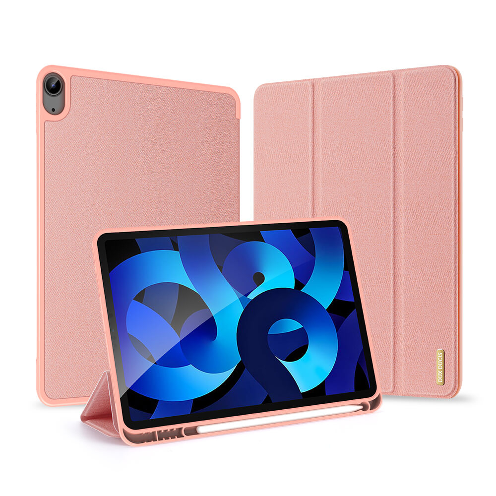 DUX DOMO Flip tok Apple iPad Air 5 (2022) / 4 (2020) rózsaszín termék 2. képe