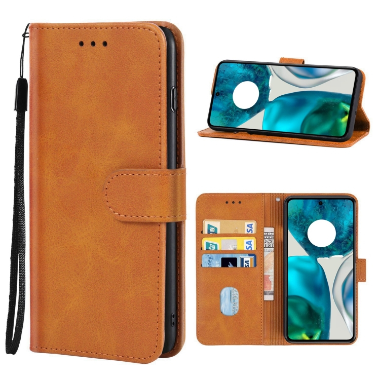 SMOOTH Pénztárca tok Motorola Moto G52 barna termék 2. képe