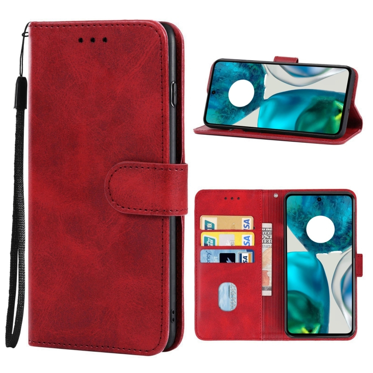 SMOOTH Pénztárca tok Motorola Moto G52 piros termék 2. képe
