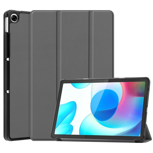 LEATHER Realme Pad szürke huzat akciós termékkép 1