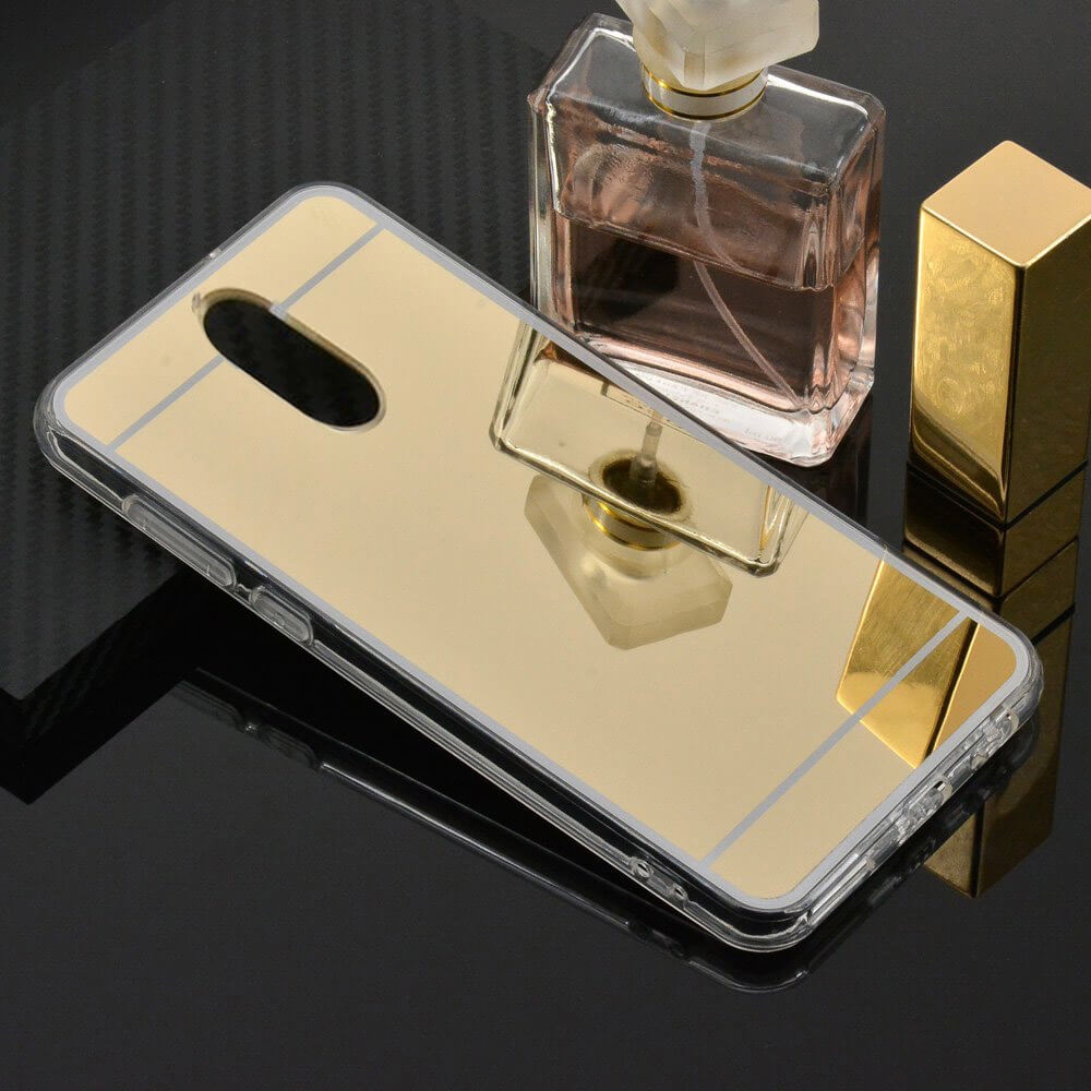 Huawei Mate 10 Lite tükör szilikon huzat arany akciós termékkép 1